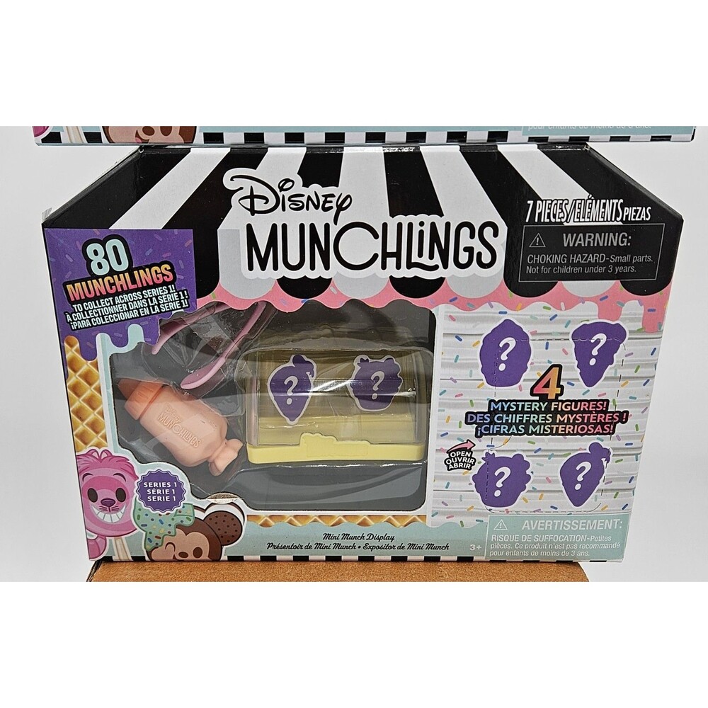 Disney Munchlings Mini Munch Display Playset 4 Figures In Each Series 1 Lot Of 2 - Picture 2 of 6